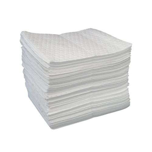 Oil Absorbent Sheets 450mm x 400mm, 100 Sheets per Box